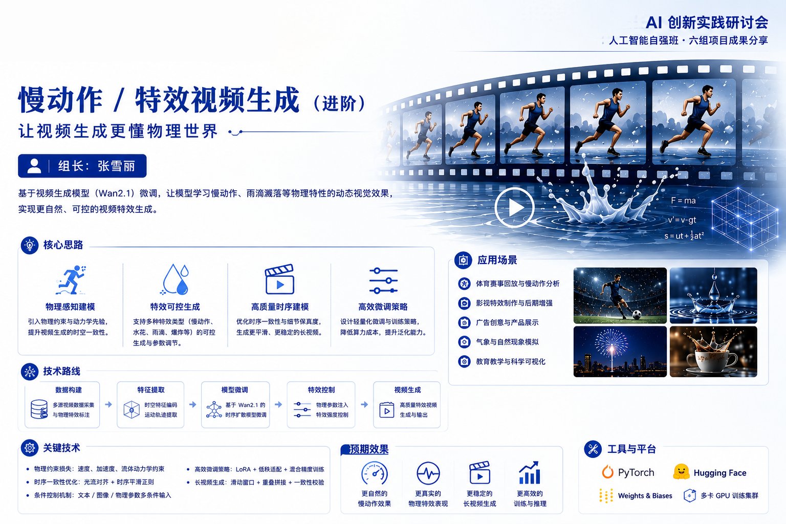 慢动作/特效视频生成项目海报